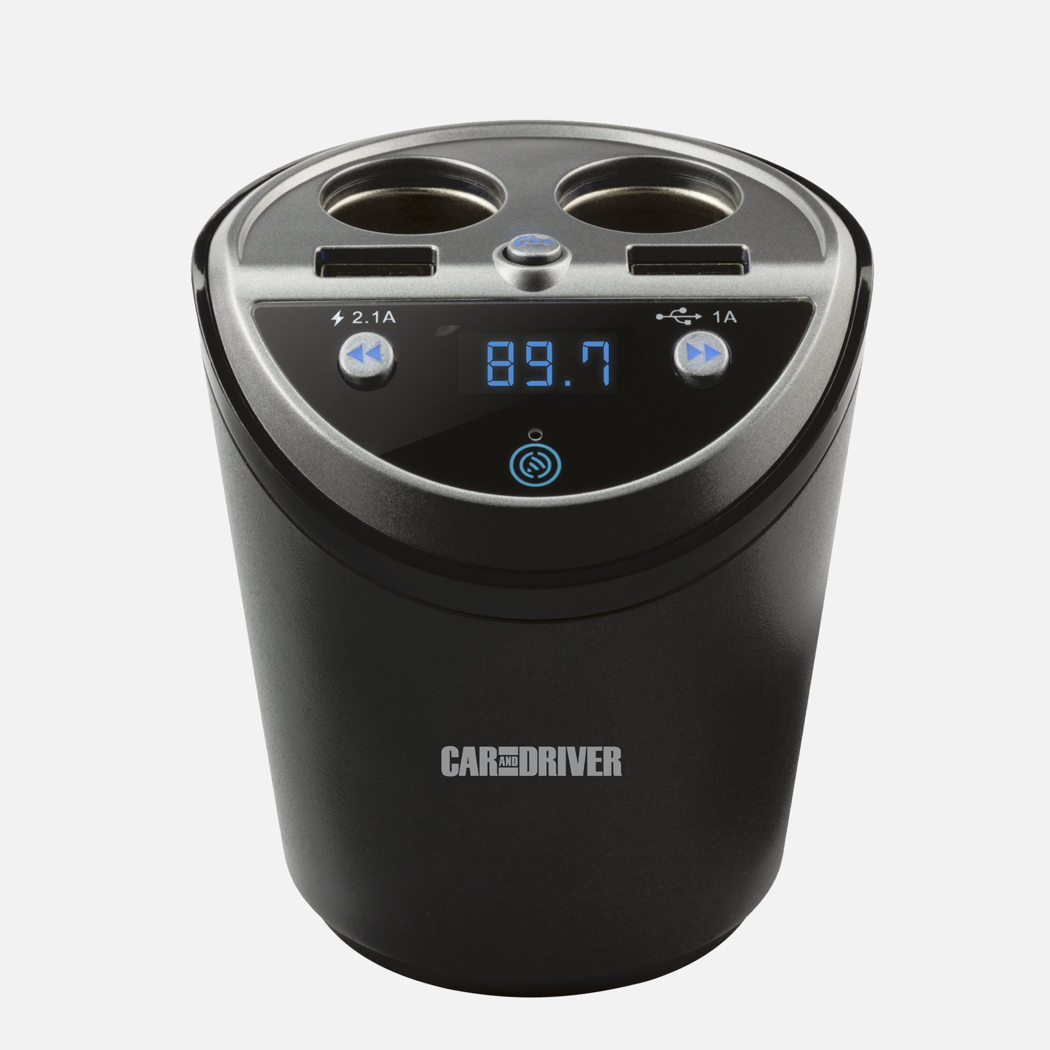 BLUETOOTH® POWER STATION FM TRANSMITTER & CAR CHARGER